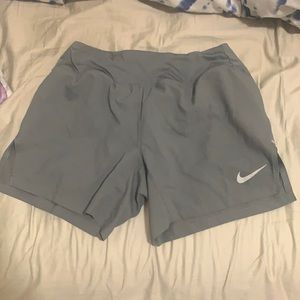 Womens grey Nike running shorts